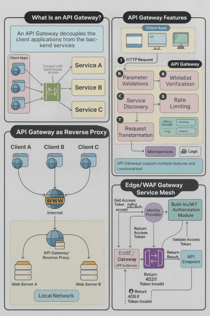 Gateway-ul agregă date din microservicii